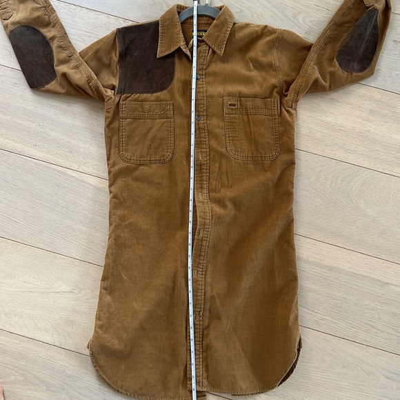 Ralph Lauren Rugby corduroy button down shirt dress- small size. - Picture 11 of 14